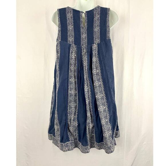 Philosophy Blue Cotton Sleeveless Dress PS Petites Women's Lined - Picture 2 of 11